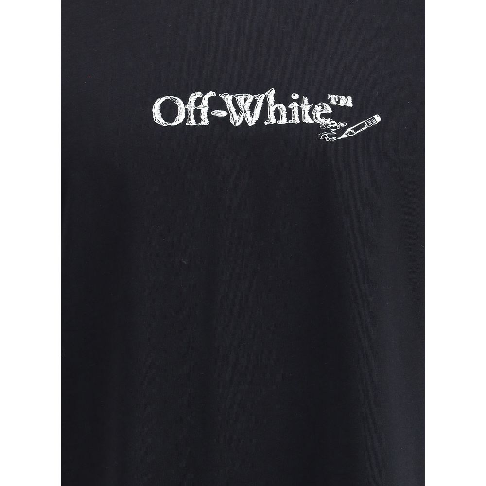 Original Black Soft Cotton T-Shirt designed by Off-White - Image 3