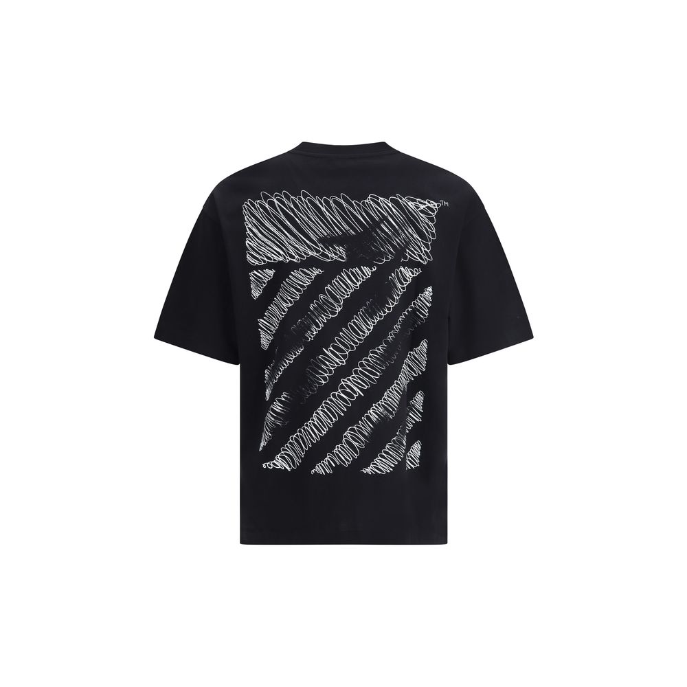 Stylish Black Soft Cotton T-Shirt designed by Off-White - Image 2