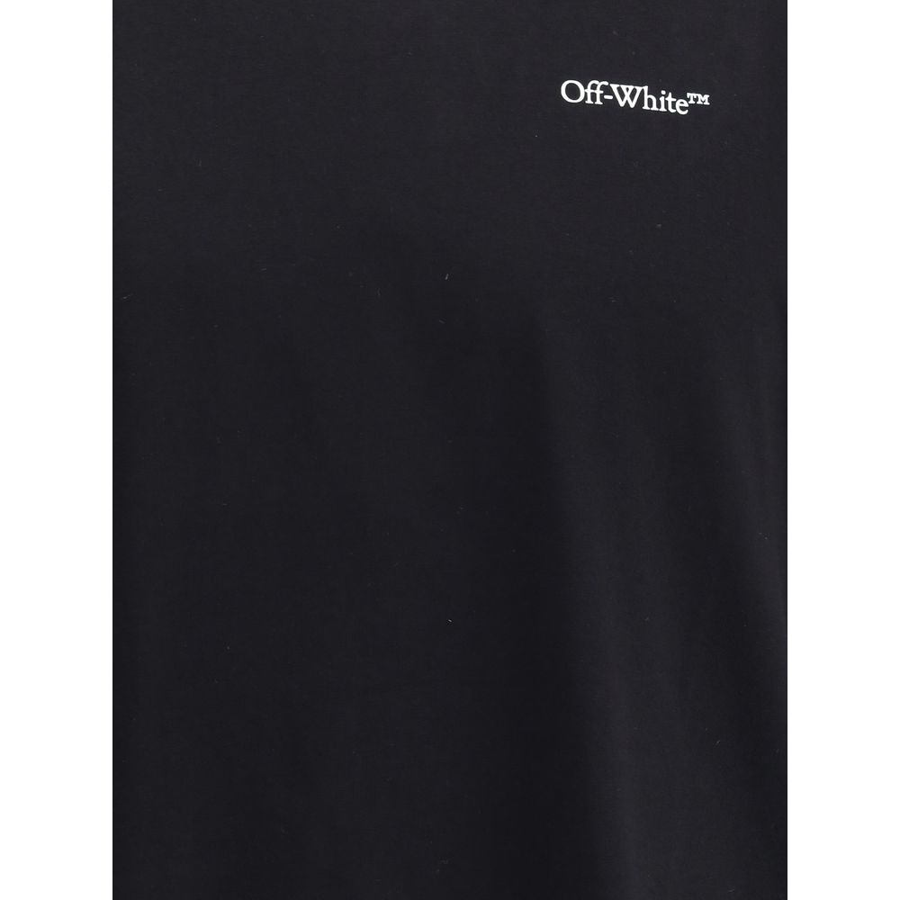 Stylish Black Soft Cotton T-Shirt designed by Off-White - Image 3