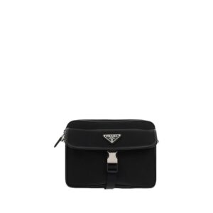 Black Polyamide Shoulder Bag