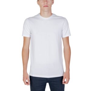 White Cotton T-Shirt designed by Armani Exchange
