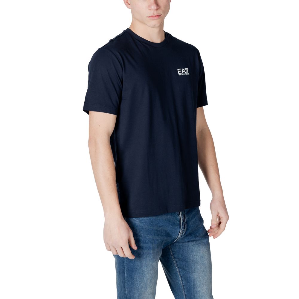 Blue Cotton T-Shirt - Image 3