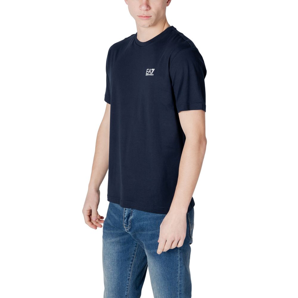 Blue Cotton T-Shirt - Image 4