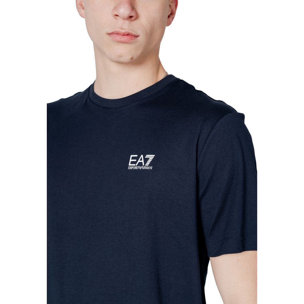 Blue Cotton T-Shirt - Image 5