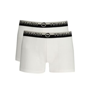 White Cotton Men Boxer