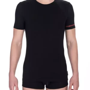 "Black Cotton Men T-Shirt Twin Pack"