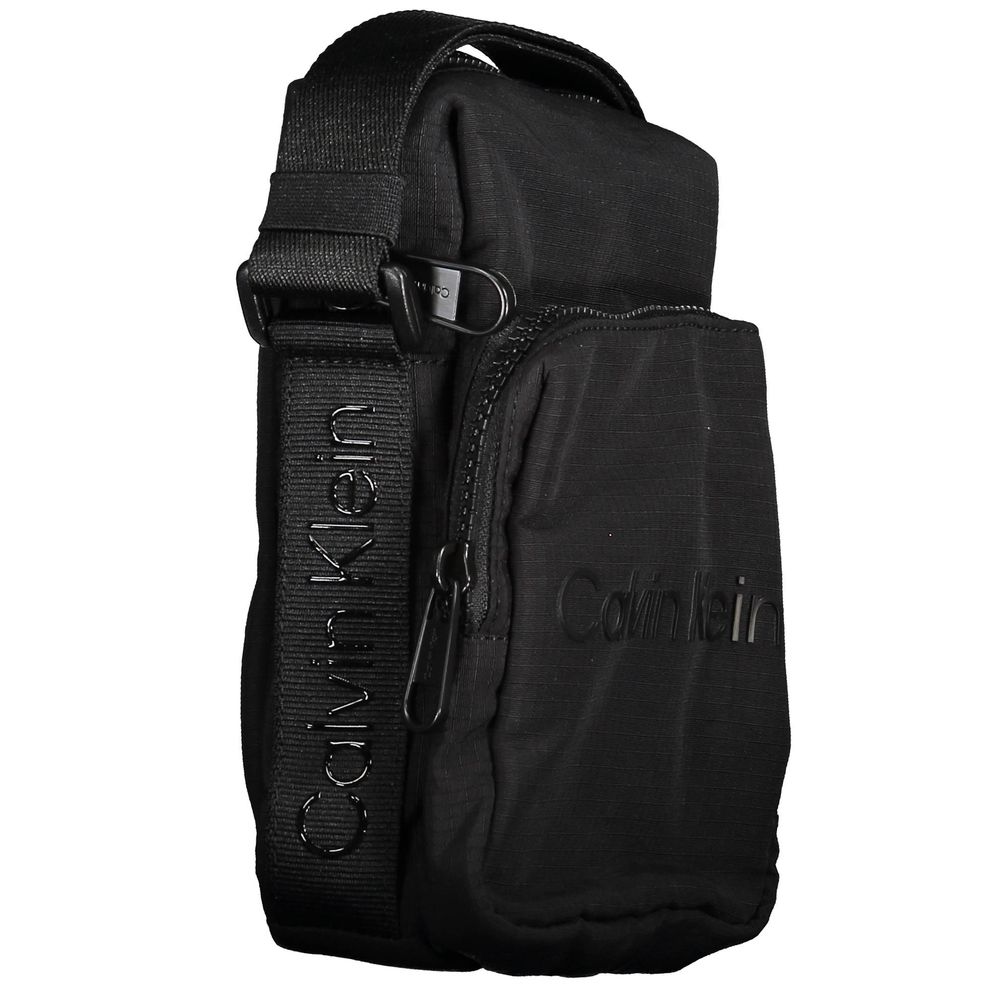 Black Nylon Men Shoulder Bag - Image 3