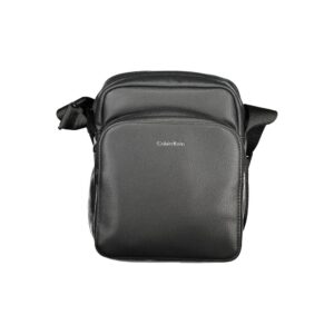 Black Polyester Men Shoulder Bag