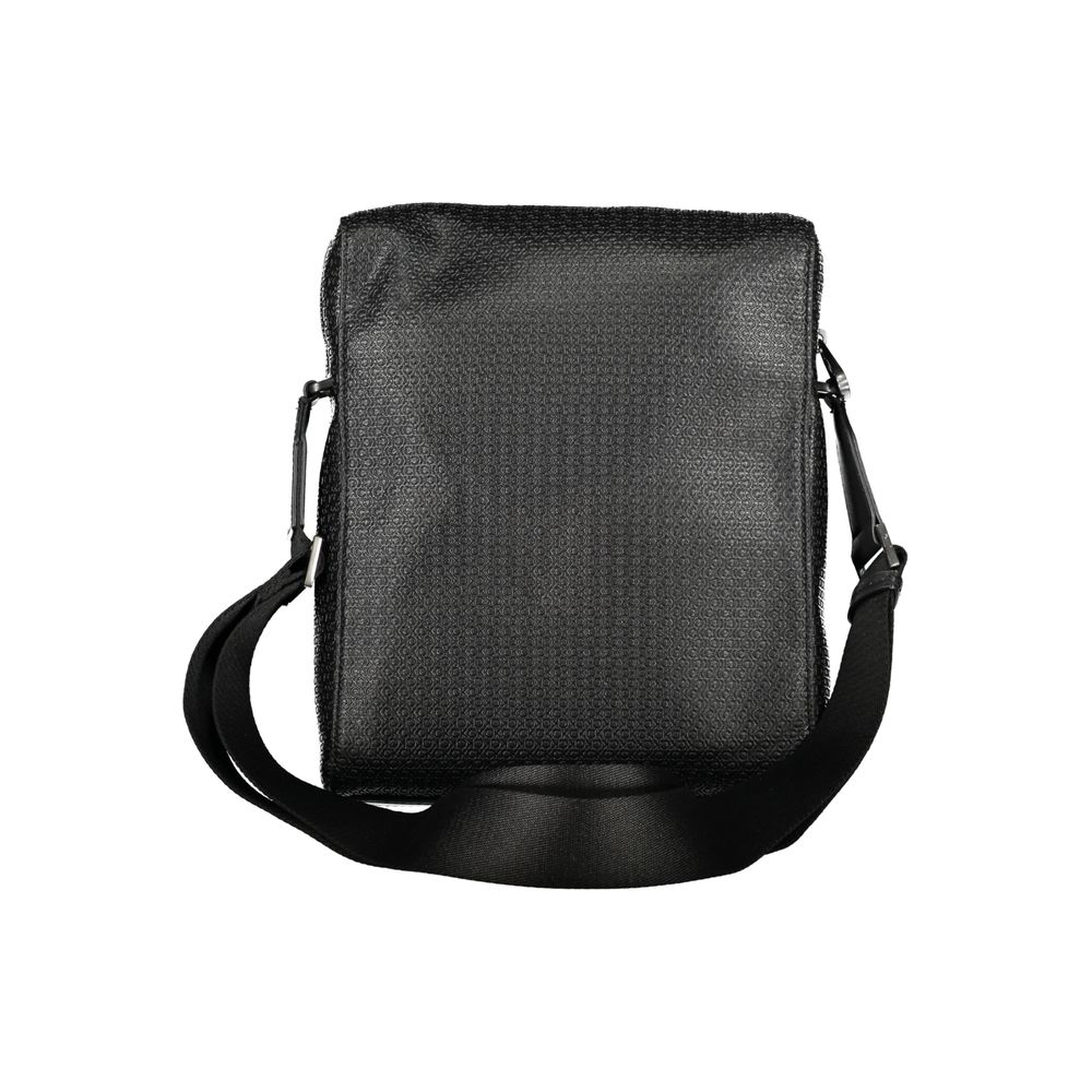 Eco-Friendly Sleek Black Shoulder Bag - Image 2