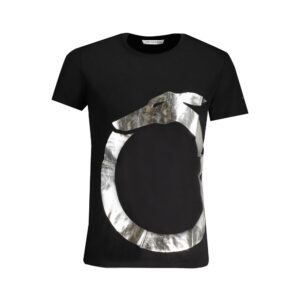 Black Cotton Men's T-Shirt