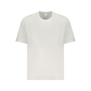 White Cotton Men T-Shirt