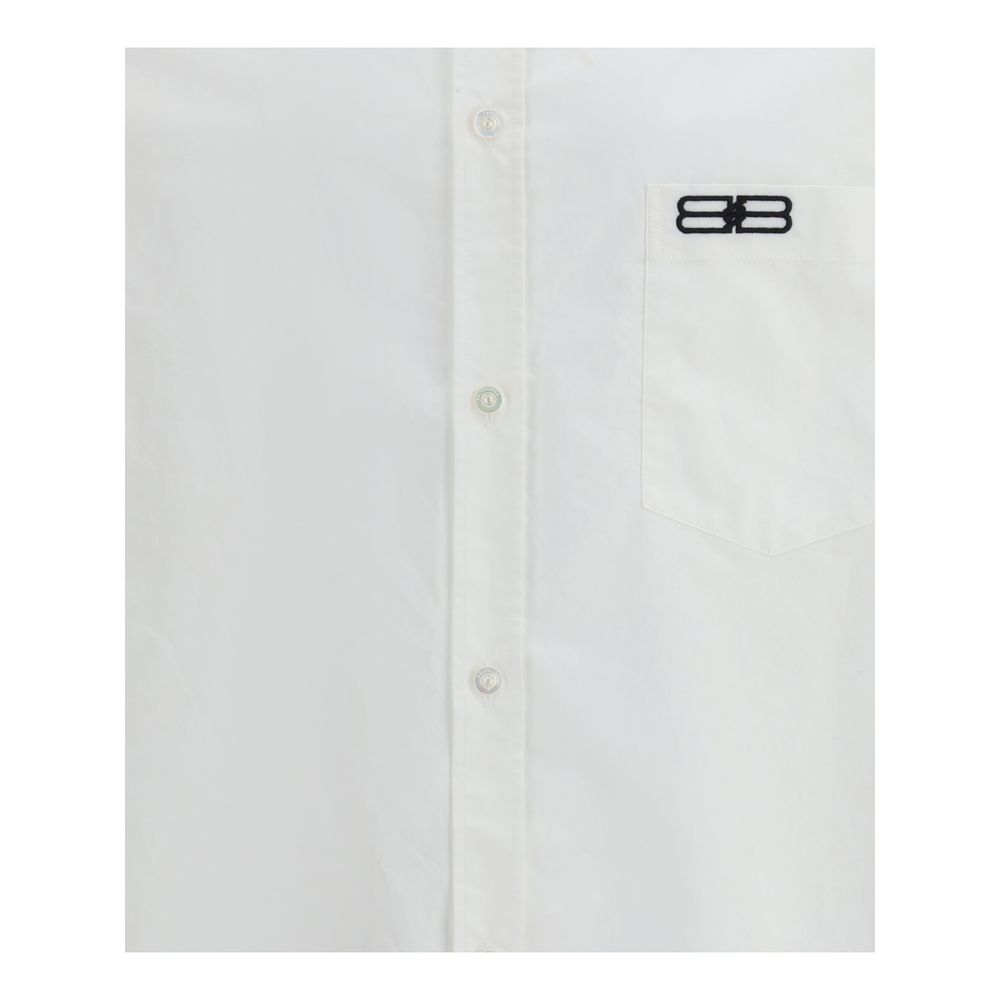 White Cotton Dress Shirt - Image 3