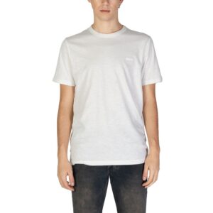 White Cotton T-Shirt designed by Hugo Boss