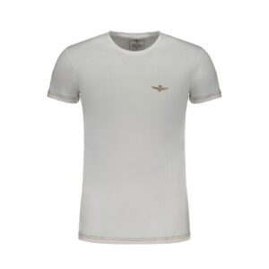 White Cotton Men's T-Shirt