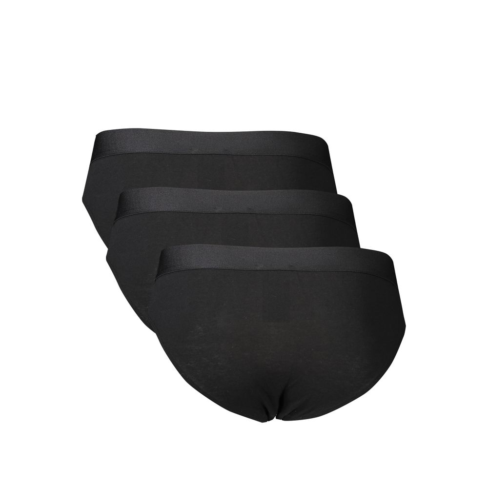 Black Polyester Men's Brief - Image 2