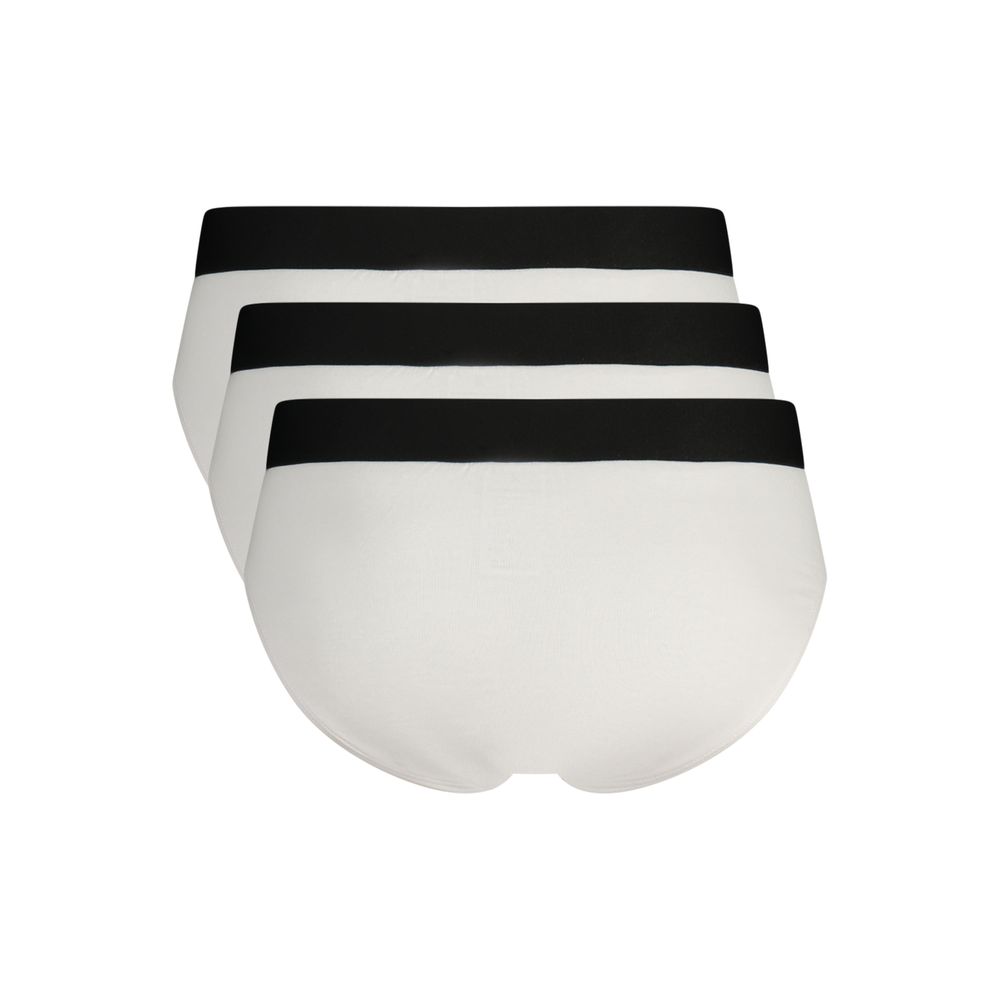 White Cotton Men Brief - Image 2