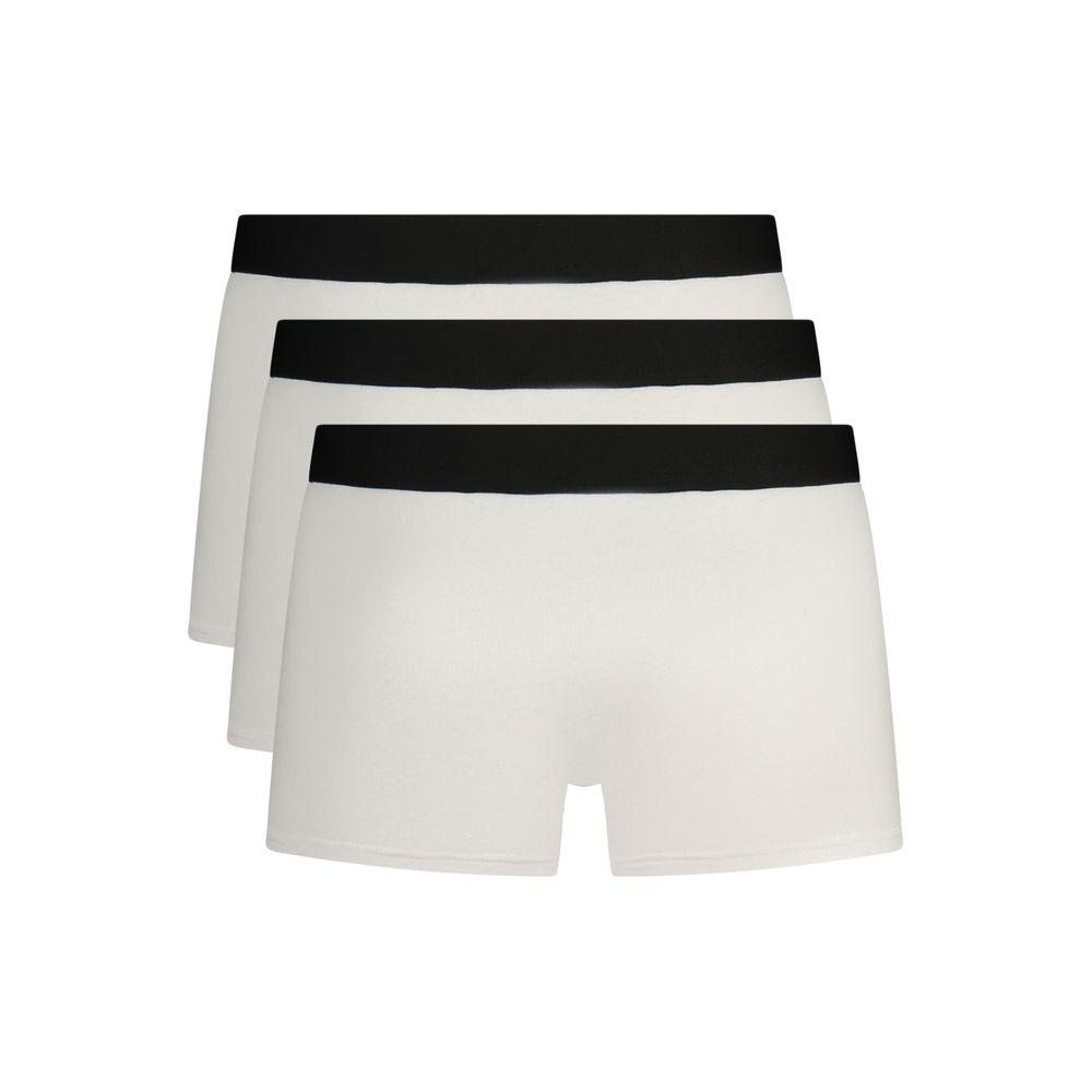 White Cotton Men Boxer Short - Image 2