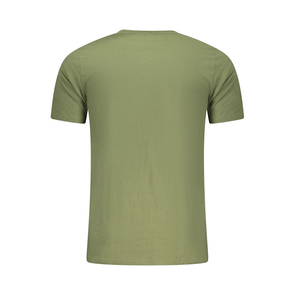Green Cotton Men Underwear Shirt - Image 2