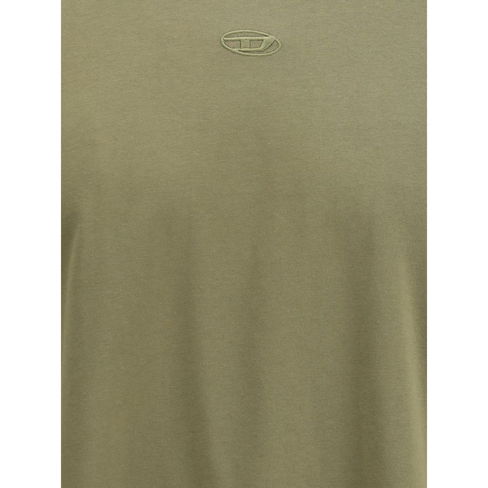 Green Cotton T-Shirt - Image 3