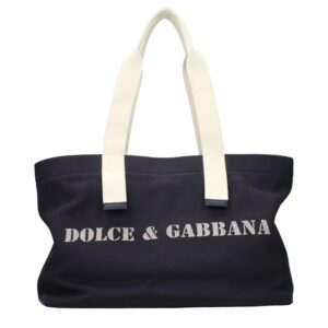 Blue Fabric Shoulder Bag