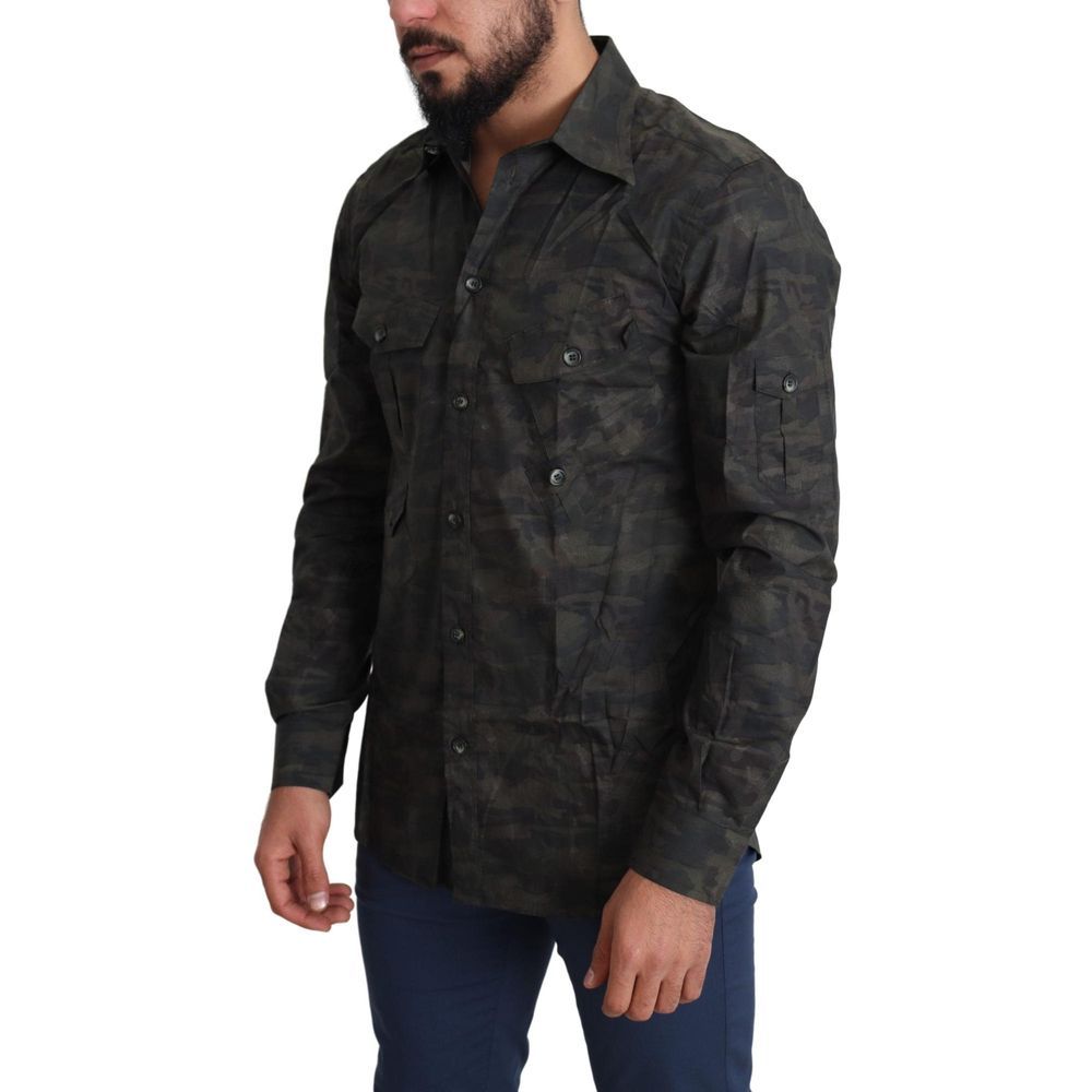 Multicolor Cotton Pattern Shirt - Image 2