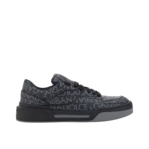 Stylish Black DG Low Top Sneakers designed by Dolce&Gabbana
