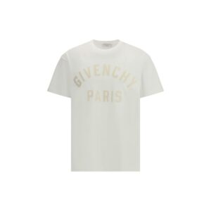 Stylish White Soft Cotton T-Shirt designed by Givenchy