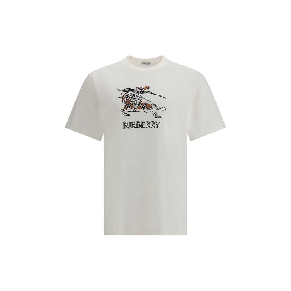 Classic Cream Soft Cotton T-Shirt designed by Burberry