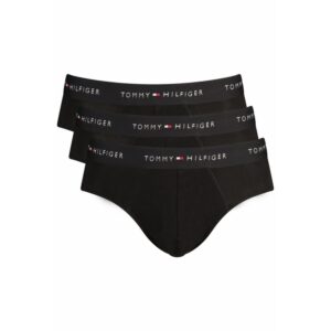 Black Cotton Mens Briefs Underwear designed by Tommy Hilfiger