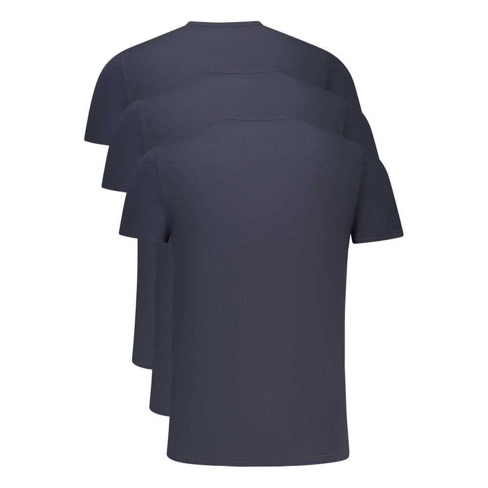 Casual Blue Cotton 3-Pack T-Shirt designed by Tommy Hilfiger - Image 2