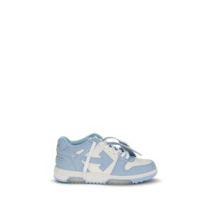 Stylish Light Blue Low Top Sneakers designed by Off-White