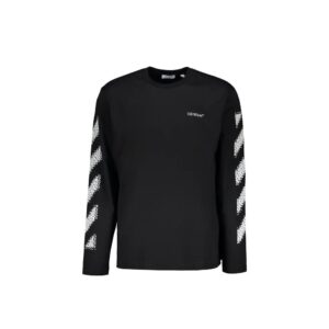 Classic Black Cotton Sweatshirt designed by Off-White