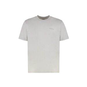 Chic Gray Soft Cotton T-Shirt designed by Off-White