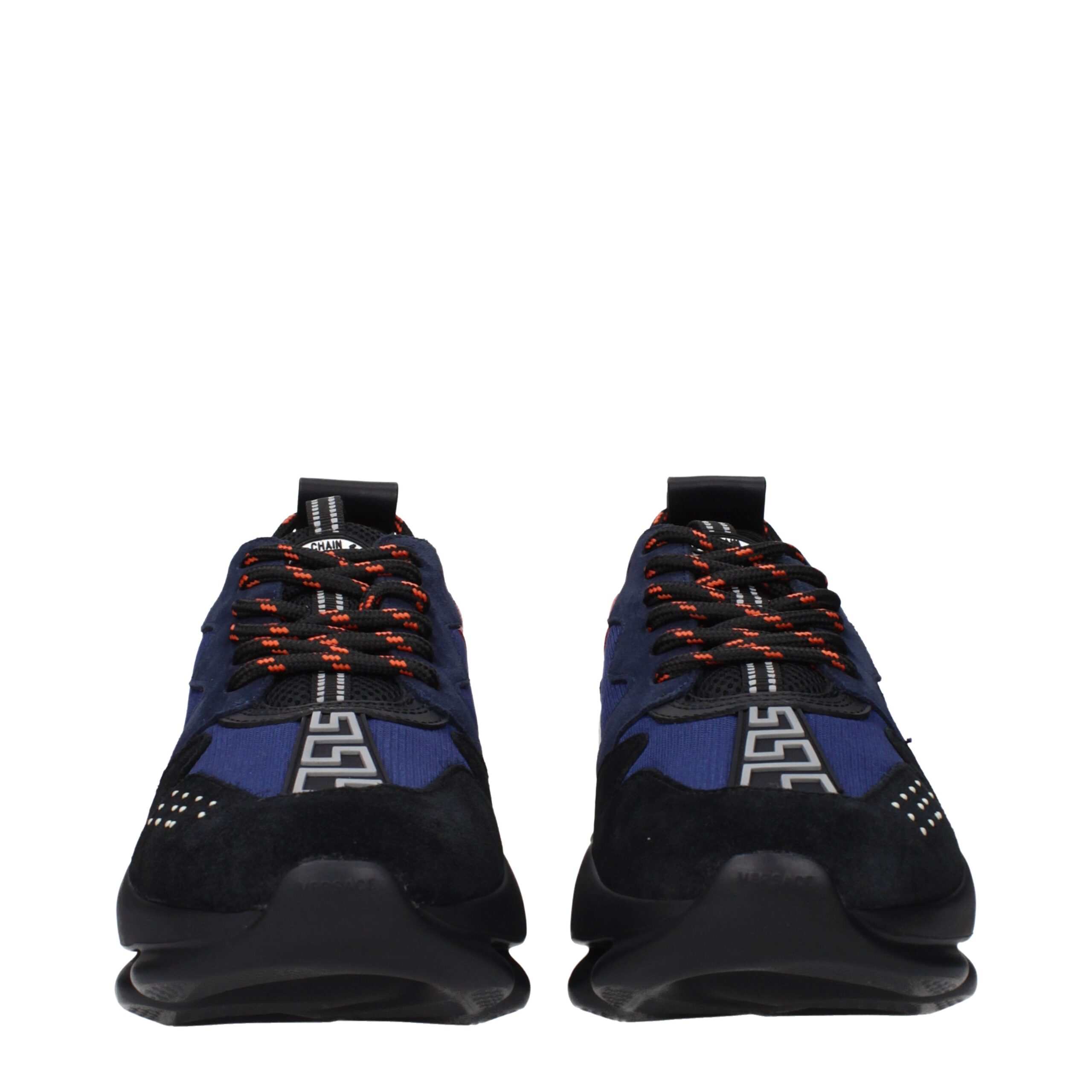 Blue Fabric Athletic Sneakers - Image 3