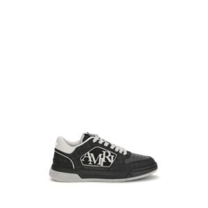 Stylish Black Leather Taurus Low Top Sneakers designed by Amiri