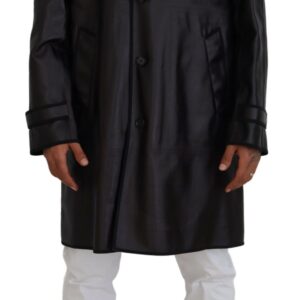 Black Trench Hooded Parka designed by Dolce&Gabbana