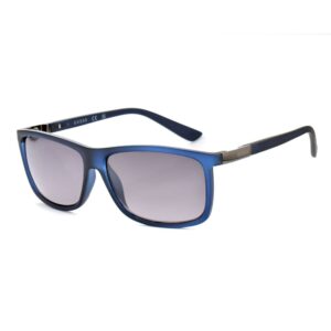 Blue Resin Mens Sunglasses designed by Guess