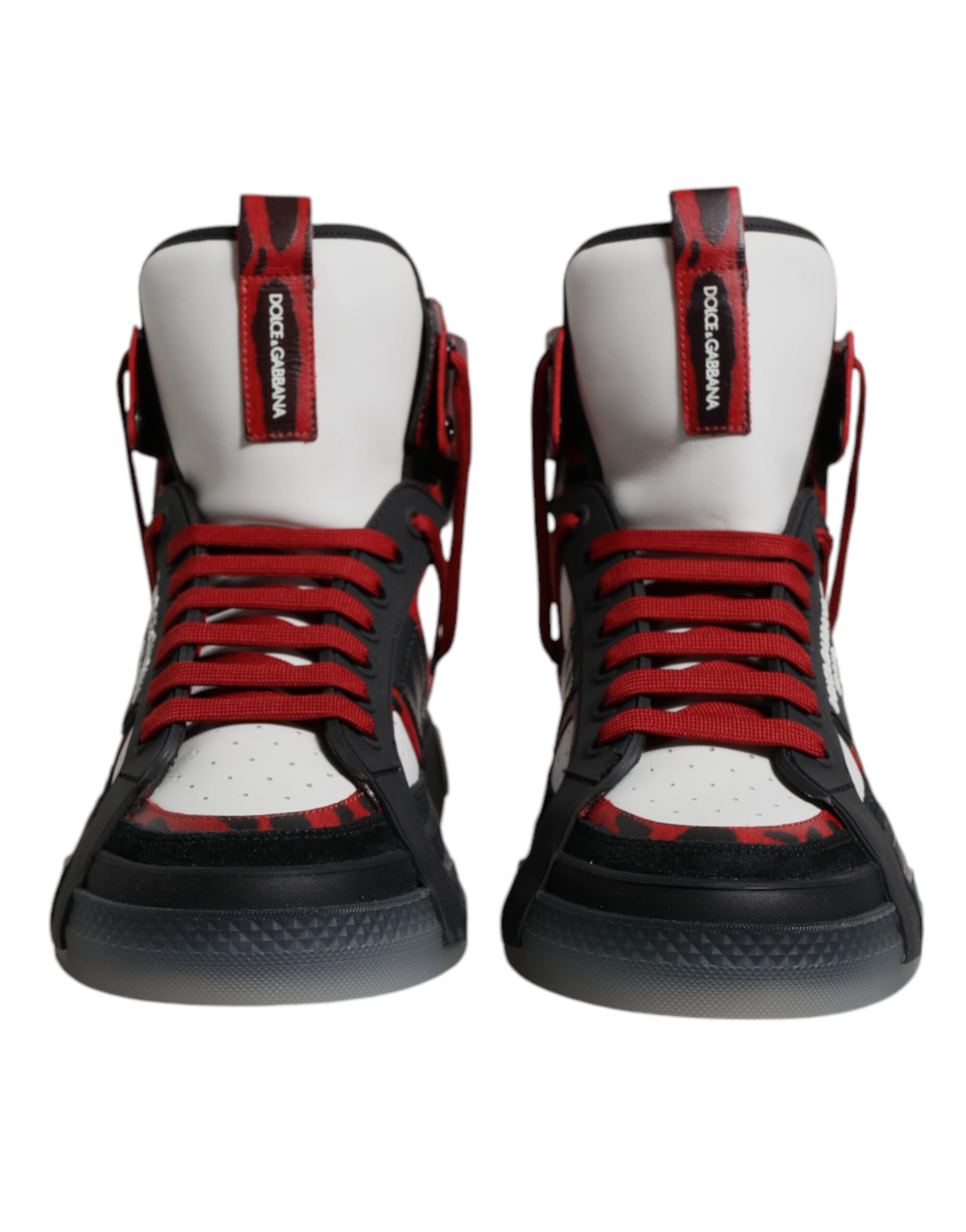 Multicolor Leather High Top Sneakers designed by Dolce&Gabbana - Image 2
