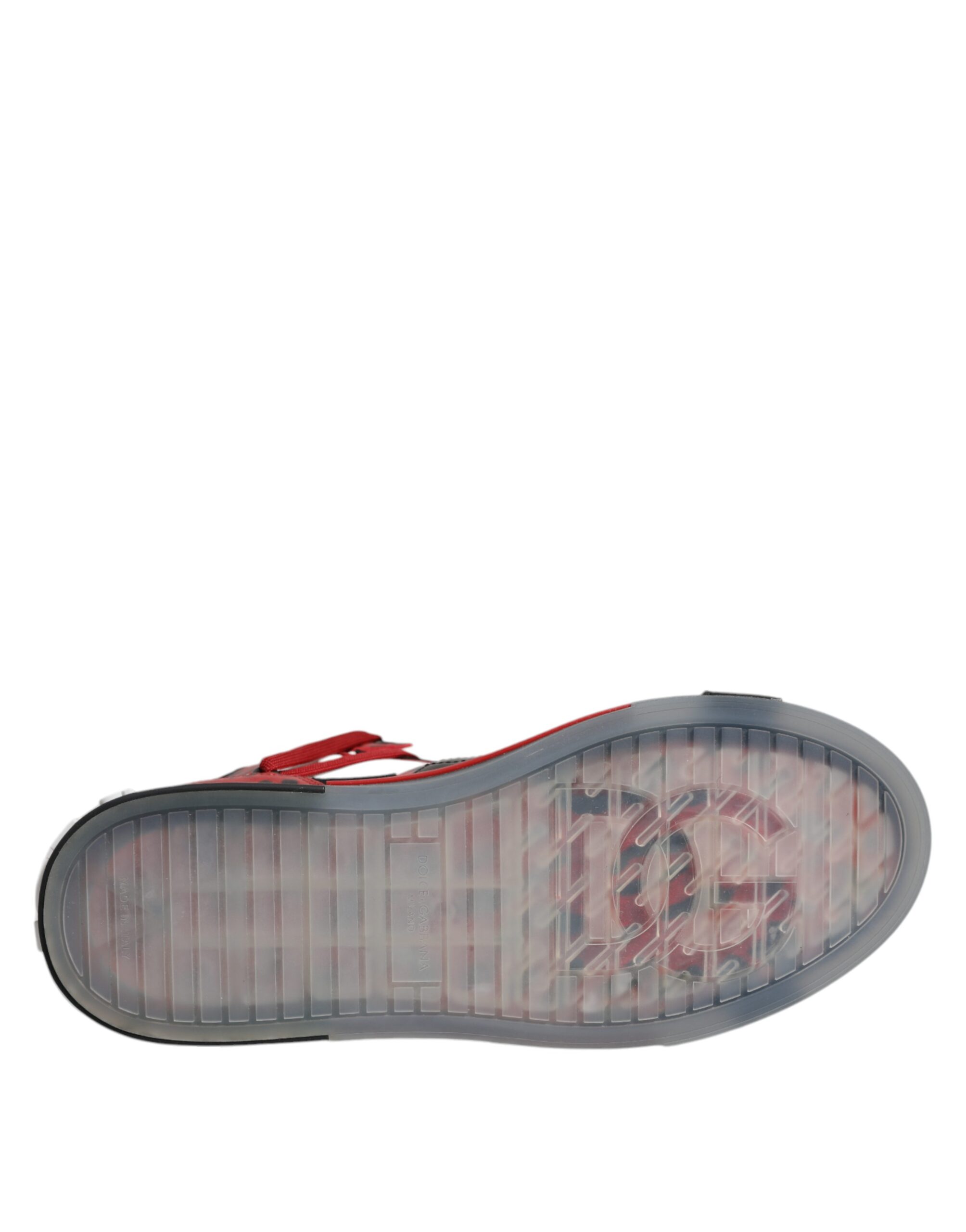 Multicolor Leather High Top Sneakers designed by Dolce&Gabbana - Image 7