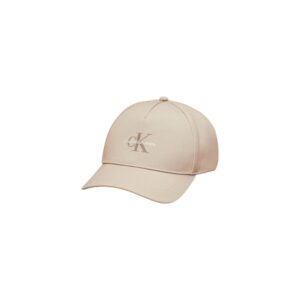 Beige Recycled Polyester Baseball Cap designed by Calvin Klein