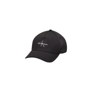 Black Recycled Polyester Baseball Cap designed by Calvin Klein