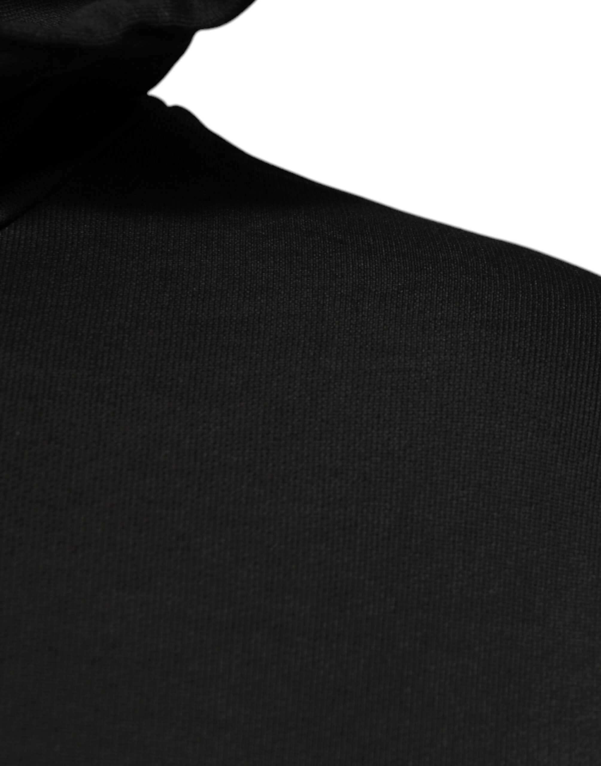 Black Soft Cotton DG Shield Hoodie designed by Dolce&Gabbana - Image 4