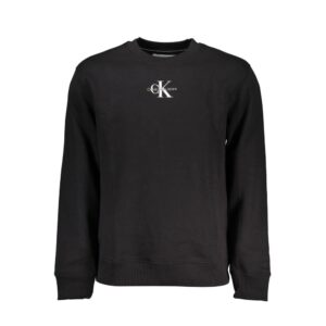 Casual Black Cotton Mens Sweatshirt designed by Calvin Klein