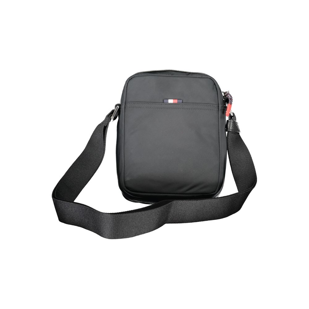 Black Polyester Men's Shoulder Bag - Image 2