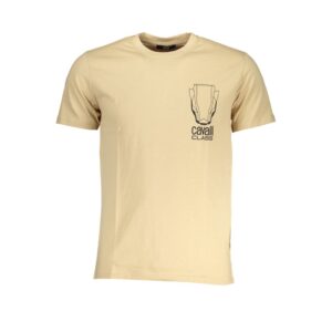 Beige Cotton Men's T-Shirt
