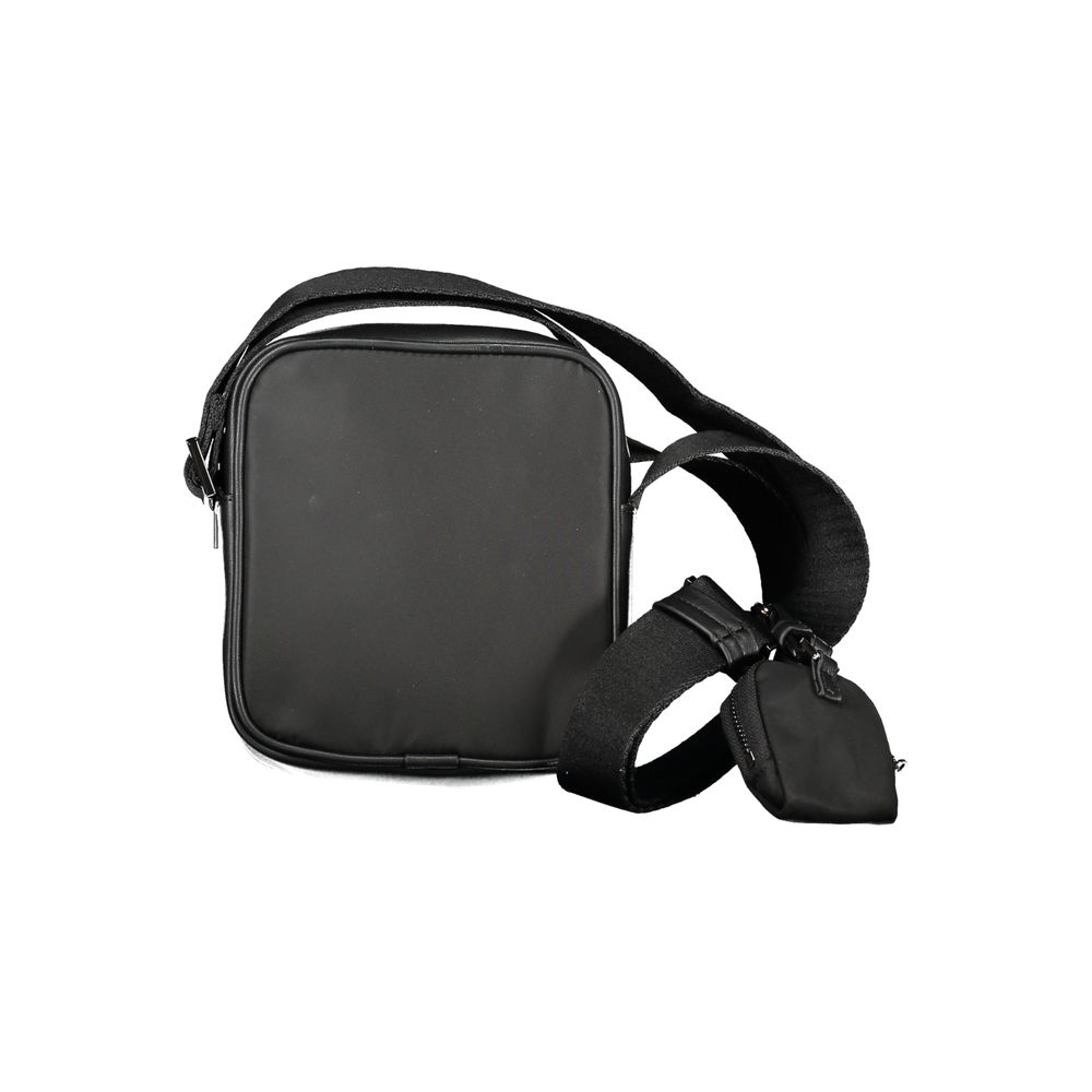 Black Polyester Men Shoulder Bag - Image 2