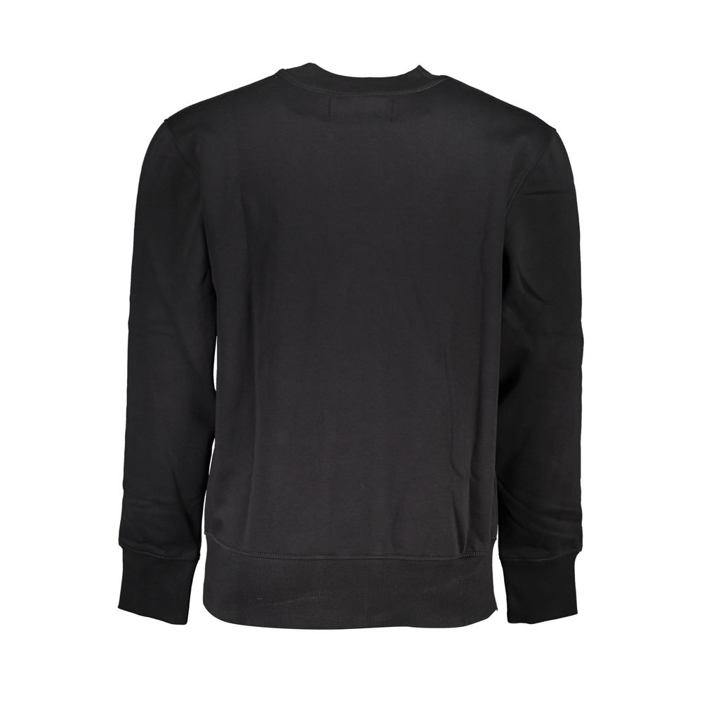 Casual Black Cotton Mens Sweatshirt designed by Calvin Klein - Image 2