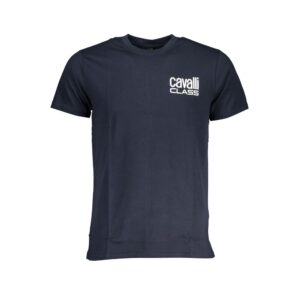 Blu Cotton Men T-Shirt