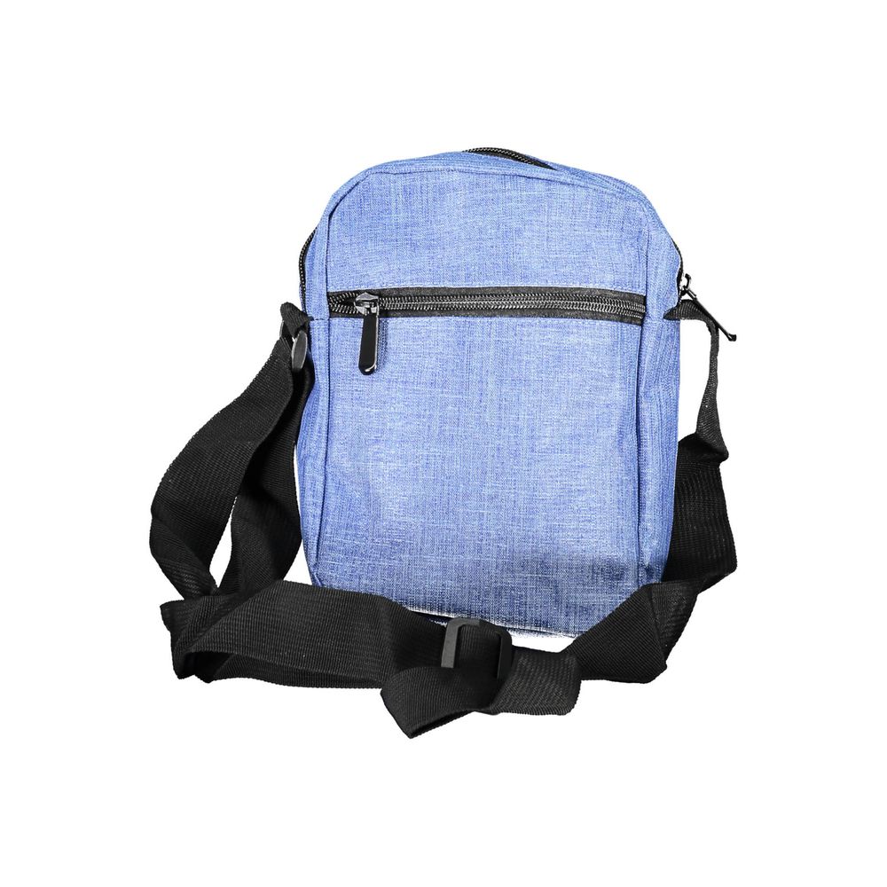 Blue Polyester Men's Shoulder Bag - Image 2