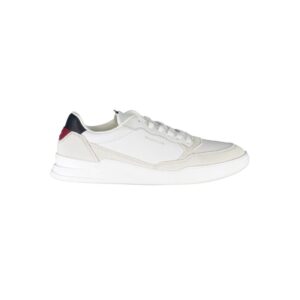 Stylish White Low Top Men Sneaker designed by Tommy Hilfiger